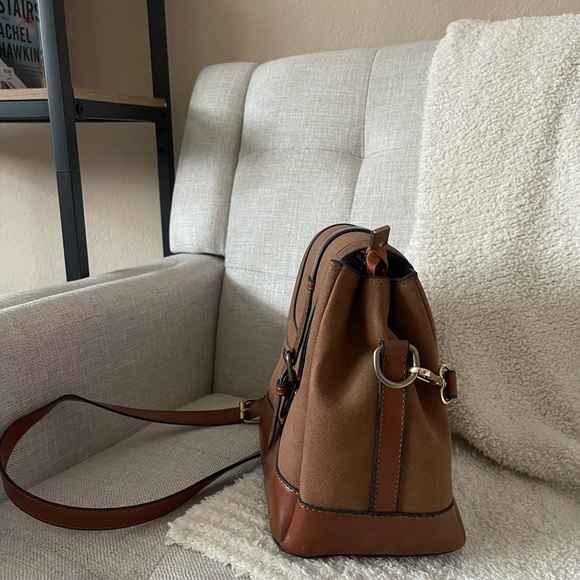 Vegan Leather Brown Bag - Picture 2 of 4
